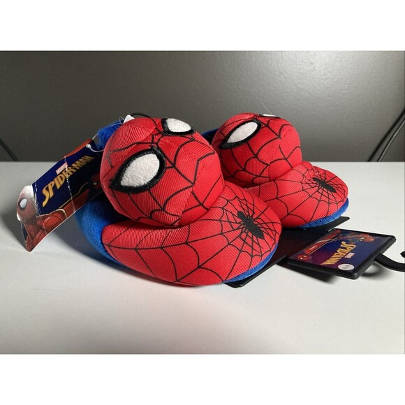 Marvel Spider-man Sock Slippers (Child’s Size 9/10) • NEW With Tags - Picture 1 of 8